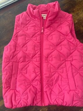 Tucker + Tate Hot Pink Quilted Bow Vest